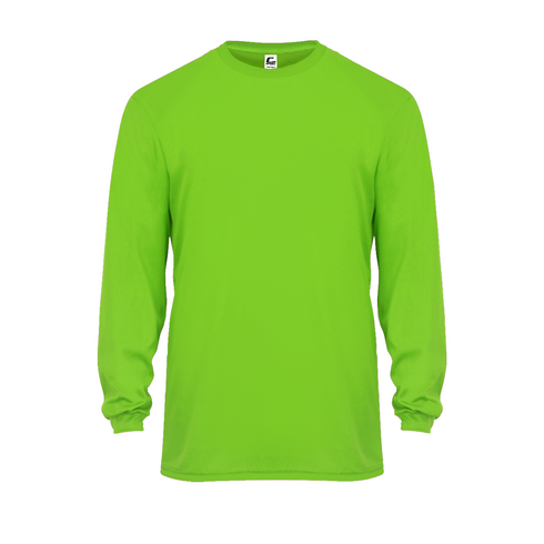 Badger Sport C2 L/S Tee (510400-001304), Color 'Lime'
